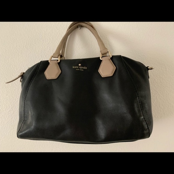 Kate Spade Black and Tan Hobo Bag - Picture 1 of 10